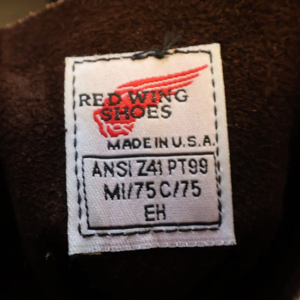 Red Wing 4412 Work Boots Mens 12 E2 Brown Leather Steel Toe Made in USA